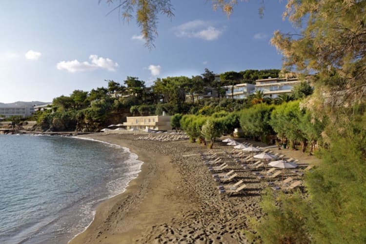 Private beach